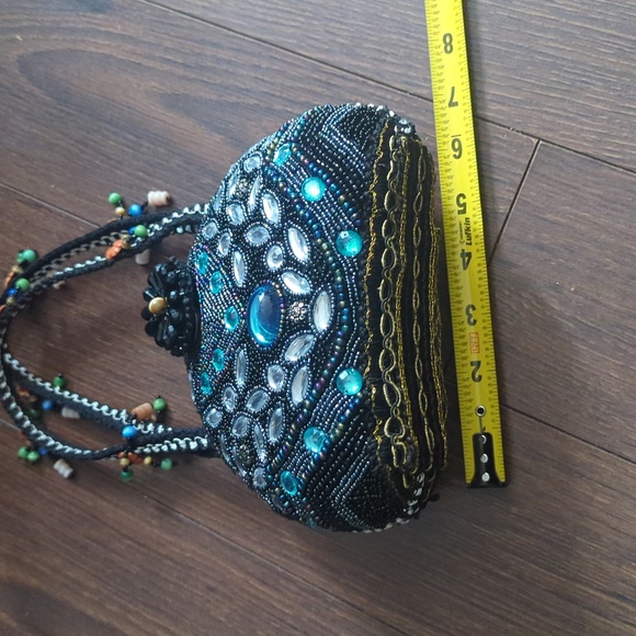 Handmade Beaded & Rhinestone Handbag - Picture 8 of 12